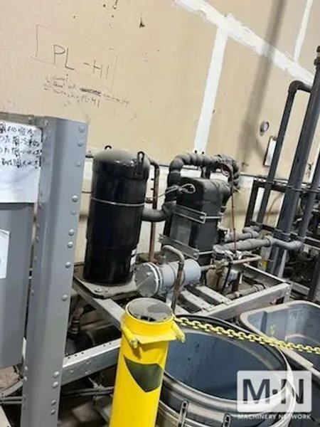 25 TON TEMPTEK MODEL MW25C WATER COOLED CHILLER MFG 2021