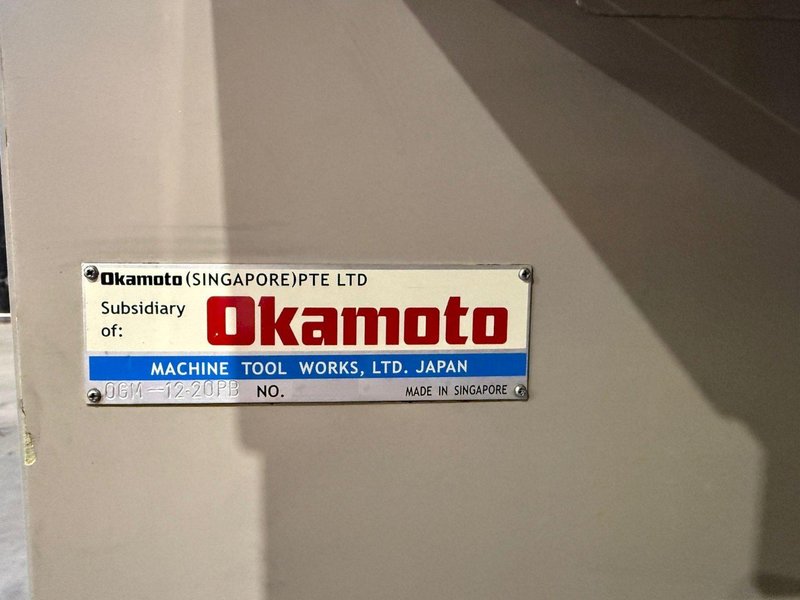 Okamoto OGM 12-20PB CNC Cylindrical Grinder