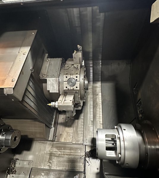 2008 Doosan Puma TT1800SY Used Twin Spindle Twin Turret CNC Lathe For Sale