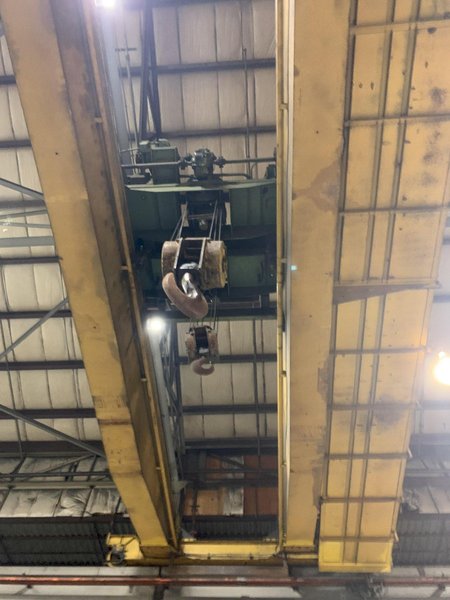 40/10 TON X 76' 6" P&amp;H D-20 OVERHEAD BRIDGE CRANE. STOCK # 0314723.