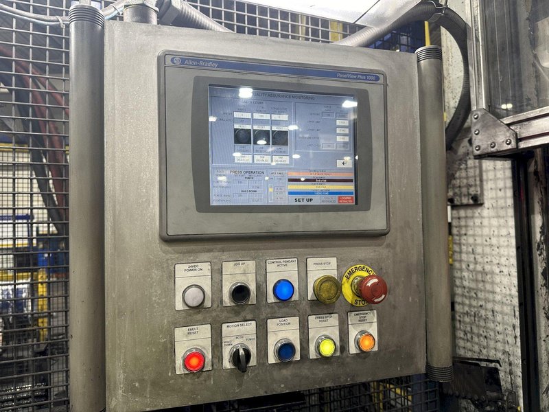 2013 - 800 TON MACRODYNE PRESS &amp; BILLET HEATING INDUCTION SERVICES FORGING SYSTEM: STOCK #20205