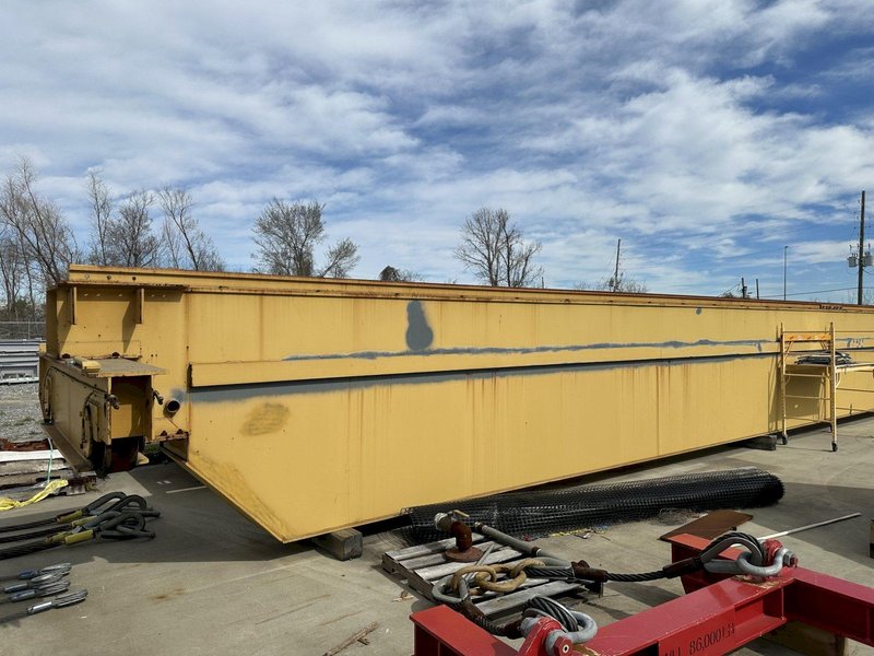 75 TON X 103'6" SPAN P&amp;H CRANE GIRDERS WITH END TRUCKS. STOCK # 1226624