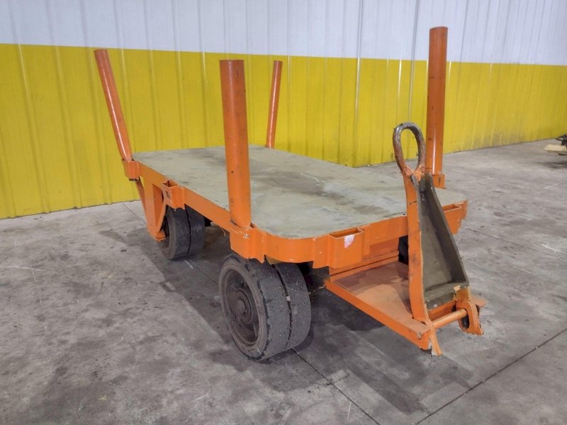 (2) 72" X 36" A STREICH &amp; BROS HEAVY DUTY FLAT BED TOW CARTS: STOCK #23688