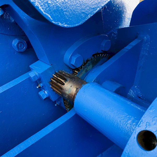 8' X 1/4" STEELWELD 4B-8 MECHANICAL SHEAR. STOCK # 0415921
