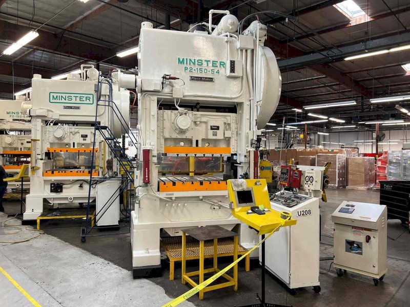 150 Ton Minster P2-150-54 Punch Press, 1972