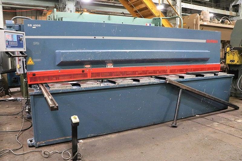 2006 Durma SB4006 Hydraulic Squaring Shear (#5552)