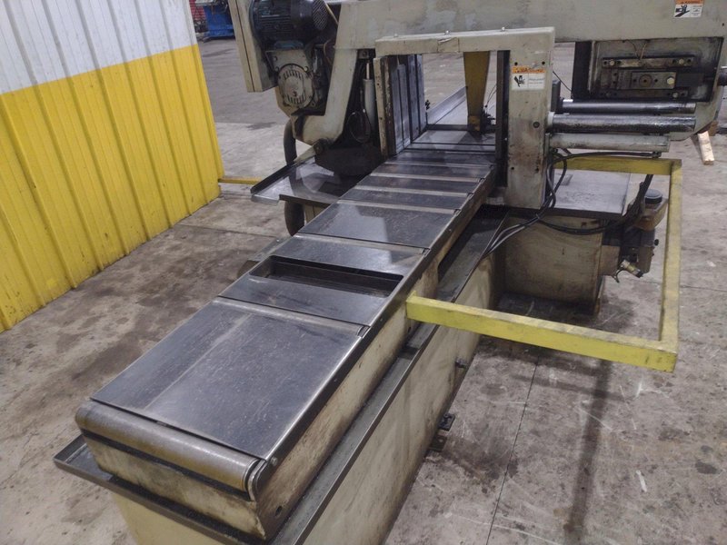 16" X 20" HYD MECH MODEL #S-23A SWIVEL MITRE HORIZONTAL AUTOMATIC BANDSAW: YOBRO #23905