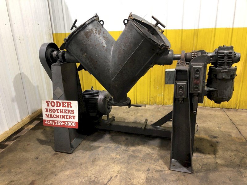 3 CUBIC FEET PATTERSON KELLEY CARBON STEEL POWDER V BLENDER: STOCK #17256