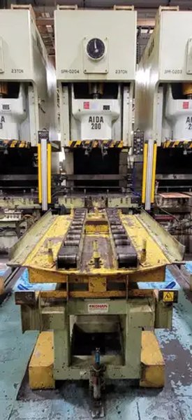 KOHAN PRESS DIE TRANSFER CHANGE OVER CART, USED ON AIDA PRESS: STOCK #22208