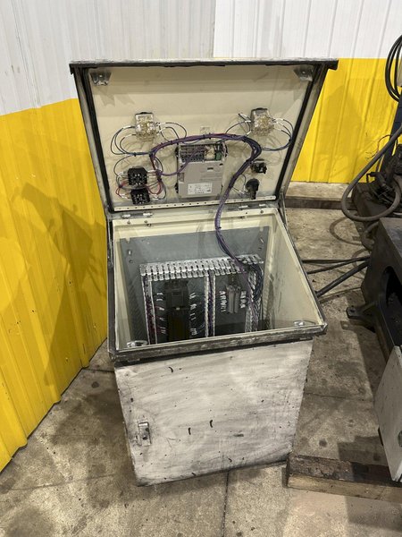 200 TON (2-3/8" TO 9-5/8") DIAMETER TRUE GRIT MODEL CT200 HYDRAULIC TUBE &amp; PIPE PUSH POINTER / END FORMER/ SWAGING PRESS: STOCK #22399