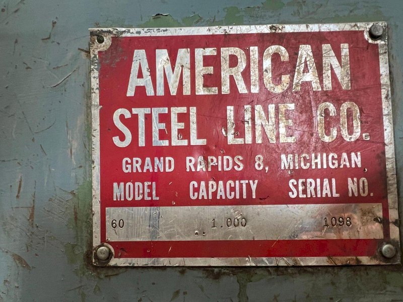 1,000 LB X AMERICAN MODEL #60 PULL OFF UNCOILER COIL REEL: STOCK #19405
