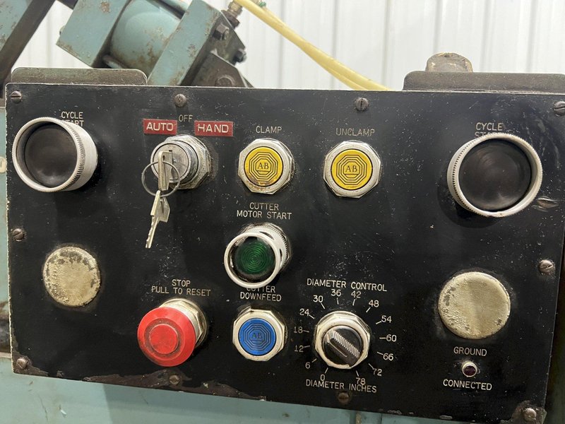 60" X 10 GAUGE NIAGARA MODEL #31-ARC MECHANICAL CIRCLE SHEAR : STOCK #19317