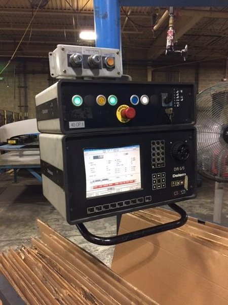 138 Ton X 10′ Finn-Power B125-3060 CNC Hydraulic Press Brake, 2004 – 6-Axis Backgauge, Wila Tooling, Sick Safety Light Curtains, Transformer, Delem 69 CNC Control