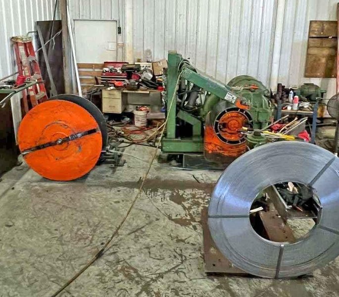12" x 4.00" x 6,000# Yoder Slitting Line STOCK#3224