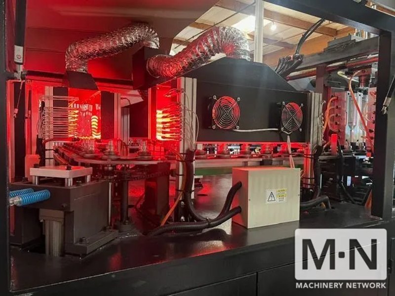 DUAL CAVITY FILL PET BLOW MOLDING MACHINE MODEL ECO-2LH MFG 2021