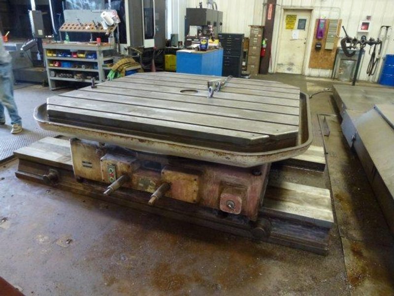80" X 80" SKODA MODEL E20 POWERED ROTARY TABLE: STOCK #66505