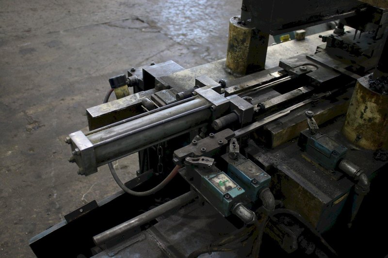 50 TON TISHKEN 3 HEADED PRE PUNCH PRESS: STOCK #75278