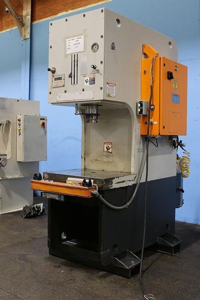 57.7 Ton NEFF C-Frame Hydraulic Press, Model DF50-15M