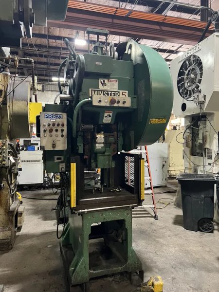 MINSTER 45 TON GAP FRAME SINGLE CRANK PRESS, STOCK# 14291J