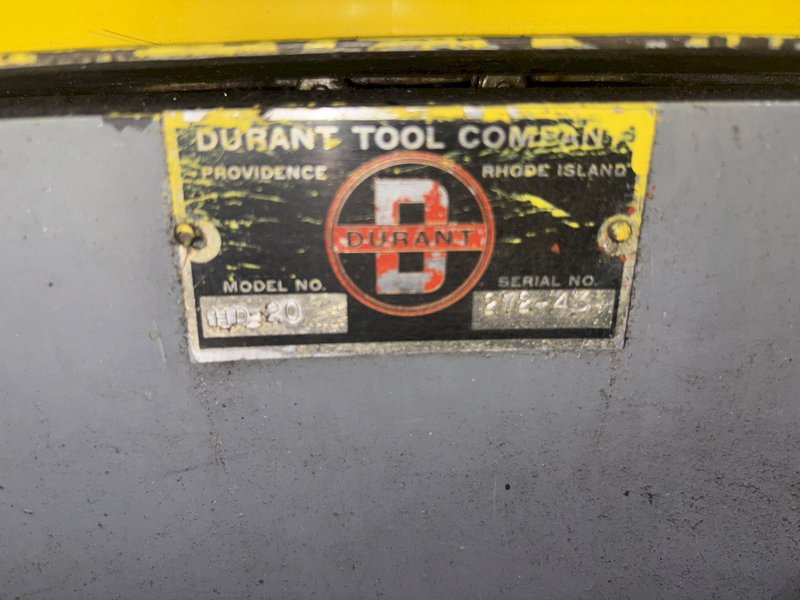 20" X .160" DURANT MODEL #HD-20 MOTORIZED COIL LEVELER STRAIGHTENER: STOCK #23244