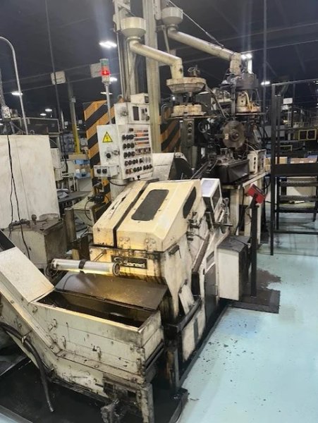 M8 Sanmei THI-R875 Thread Roller w/THI-SV Double Sems Unit