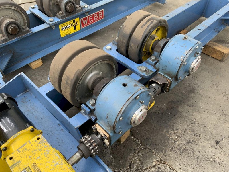 10 TON WEBB MODEL T-18 TANK TURNING ROLLS: STOCK #81377