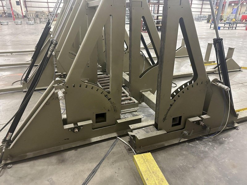 20' X 20' TRIAD HYDRAULIC TILT &amp; FLIP OVER TABLE: FOR PREFAB WALLS OR PANELS: STOCK #22685