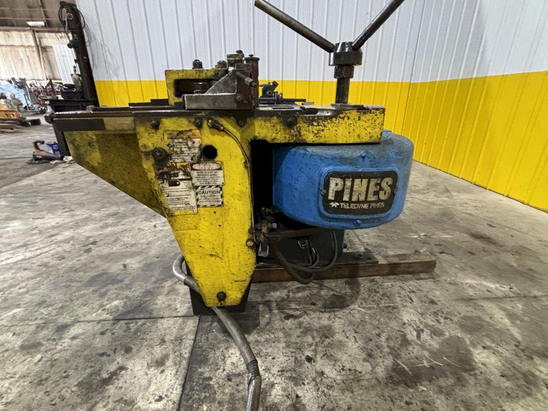 1.25" PINES MODEL #1-1/4 HIGH SPEED  ROTARY HYDRAULIC BAR, TUBE &amp; PIPE BENDER, DIAL A BEND V CONTROL: STOCK #22683