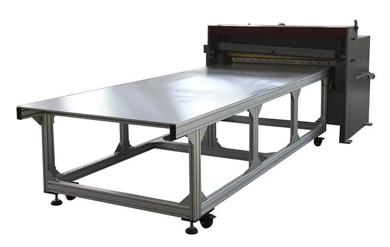 NEW GMC MODEL PS-4816GT GANG TYPE METAL POWERED SLITTER WITH PROGRAMMABLE CUT TO LENGTH