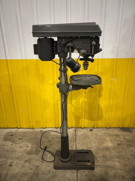 15" PORTER CABLE MODEL #PCB66000B SINGLE SPINDLE DRILL PRESS: YOBRO #24386