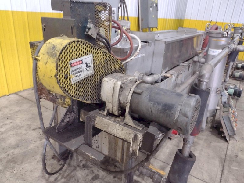 4" CAPACITY ULTRASONIC BAR &amp; TUBE CONTINUOUS WASHER: STOCK #22589