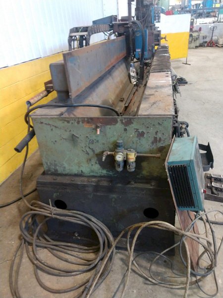 144" RANSOME TANK SEAM WELDER WITH MILLER WELDING COMPONENTS: STOCK 13395