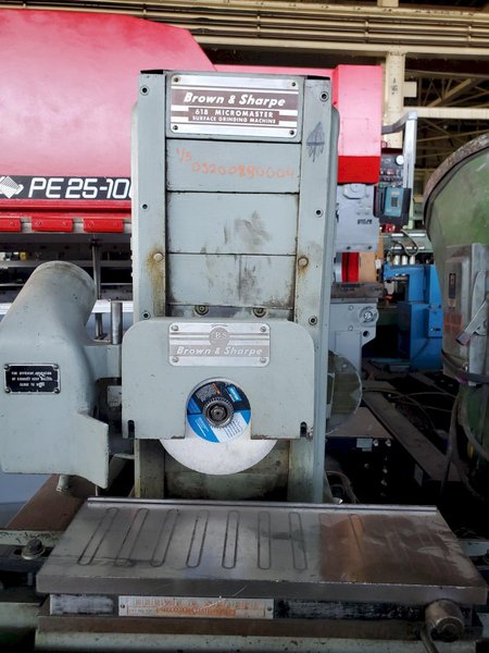 6" x 18" BROWN &amp; SHARPE SURFACE GRINDER. STOCK #0744122.