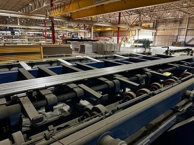 8" OD 4 HEAD TUBE POLISHING LINE