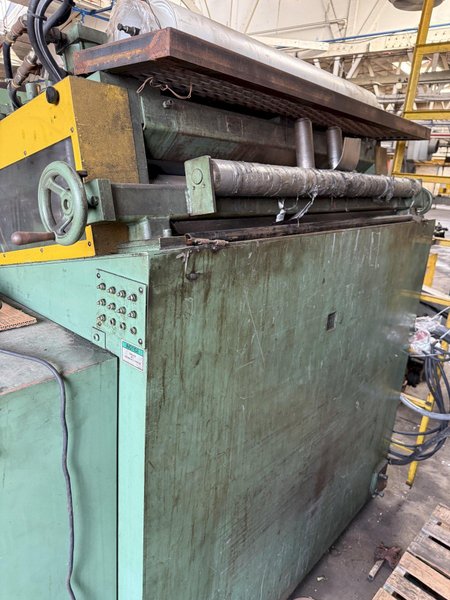 20,000 LB. X 54" X .187" COE SERVO FEEDLINE. STOCK #0431126