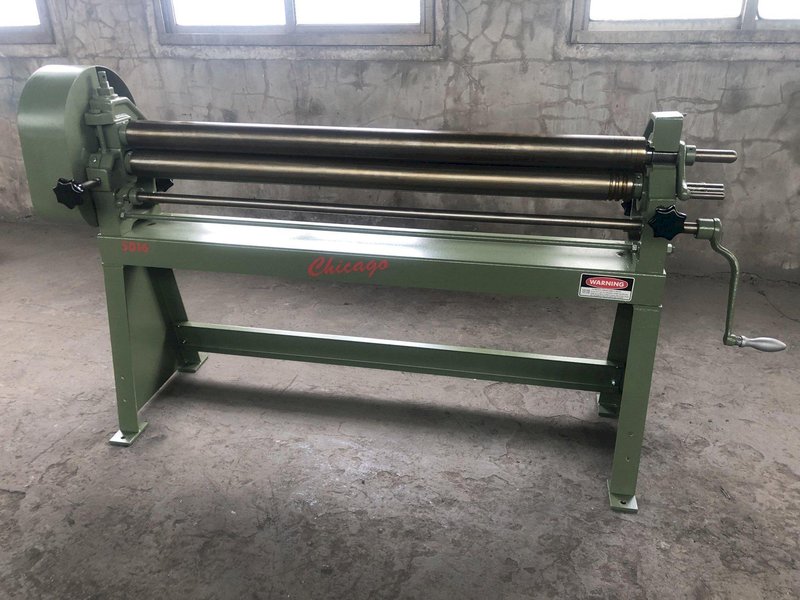 3" Diameter x 50", New Chicago Manual Slip Roll Model SR5016