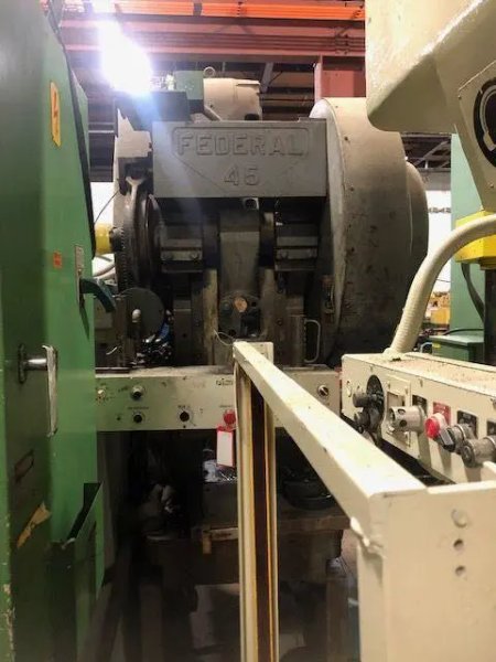 FEDERAL 45 TON OBI PRESS, STOCK# 13250J