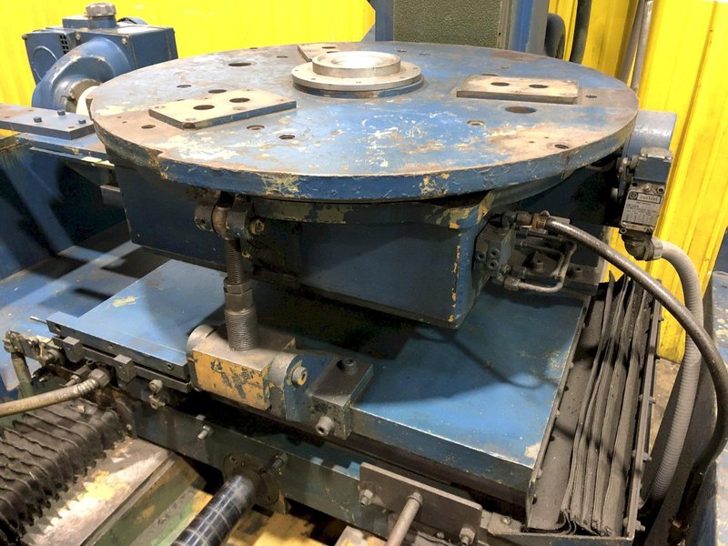 9" WIDE X 30" TABLE SUNDSTRAND VERTICAL BELT ROTARY TABLE "TIP" GRINDER: STOCK #18229