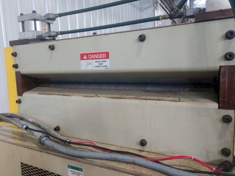 36" COE MODEL #CPRF-S336 POWERED FEED UP COIL TENSION STAND: STOCK #14310