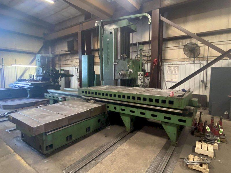 5" GIDDINGS &amp; LEWIS 65-H5-T HORIZONTAL BORING MILL WITH TAILSTOCK. STOCK # 0113526