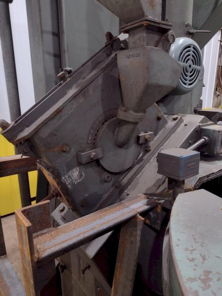 40" CM SANDBLASTING CM1000 ROTARY TABLE SHOT BLAST MACHINE: STOCK #17423