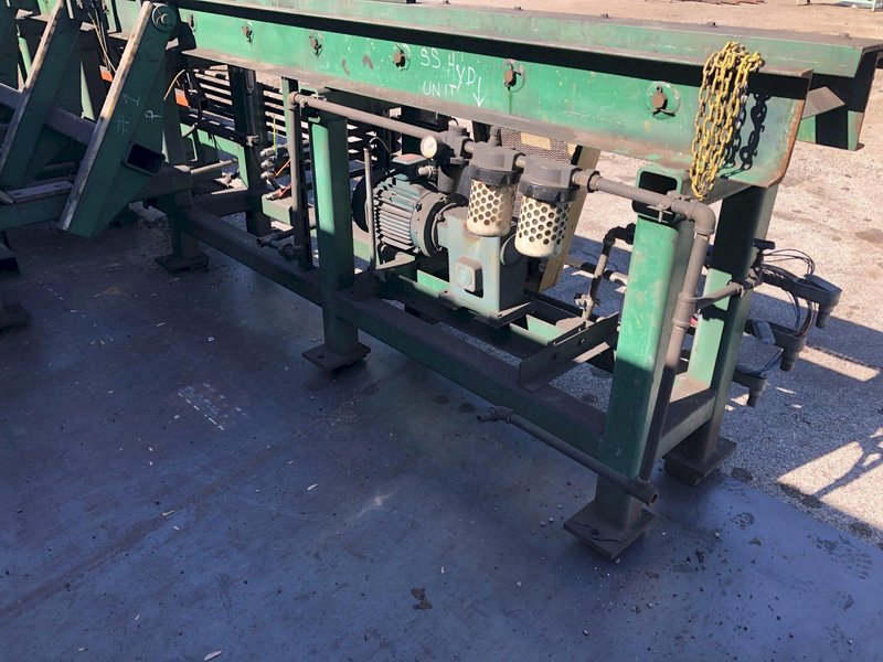 20' SUTTON POWERED INFEED &amp; OUTFEED CONVEYORS / RACKS: STOCK #16743