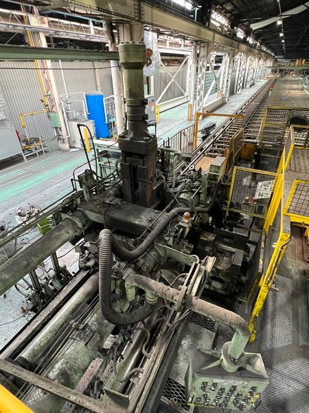 1800 Ton UBE Aluminum Extrusion Press (14715)