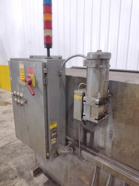 16" FOURWAY MODEL #B-100 AUGER BARREL TYPE ROTARY DRUM HEATED PARTS WASHER: STOCK #23371