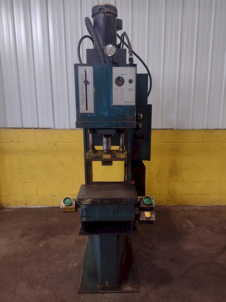 10 TON GREENERD MODEL #HPB-10 HYDRAULIC C-FRAME PRESS, 8" STROKE: STOCK #16266