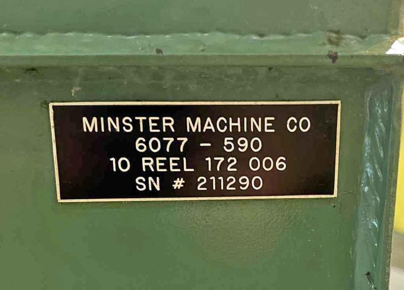 10,000# X 36" MINSTER NONMOTORIZED UNCOILER STOCK# 3419
