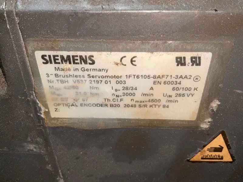 Siemens  Servo Motor  - 1ft6105-8af71-3aa2
