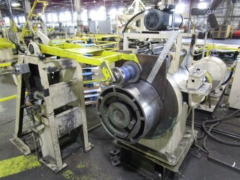 4" WIDE X .060" - .250" COIL TO COIL EDGING LINE. STOCK # 0983926