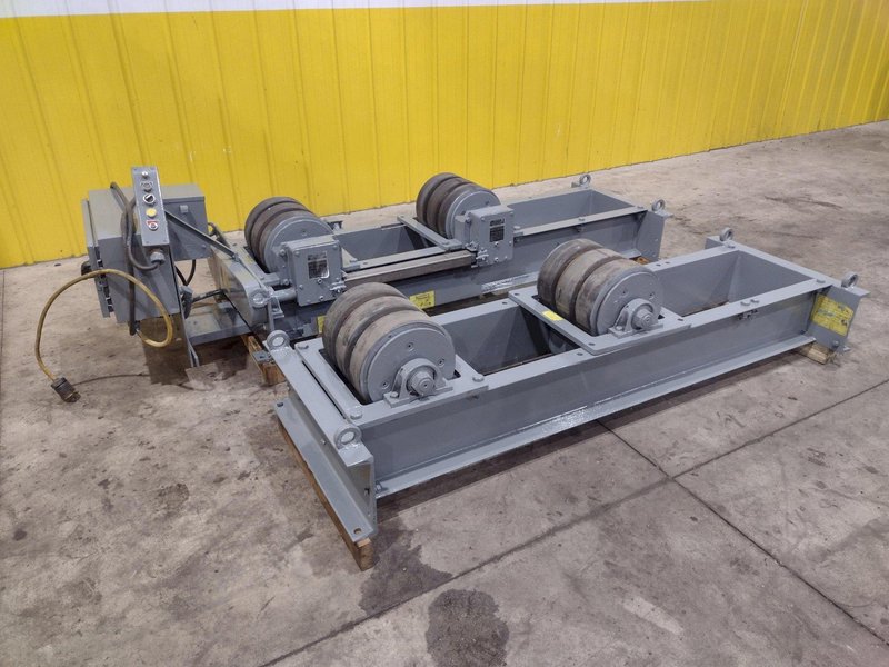 20 TON ARONSON MODEL #WWR-20 POWERED TANK TURNING ROLL SET WITH DRIVE &amp; IDLER: STOCK #22313