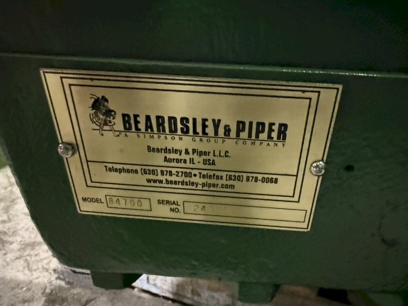 Beardsley &amp; Piper model 84700 muller Gearbox, Serial Number: 24352.  Condition: New and
unused